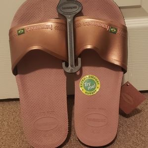 Havaianas Slide Rose Size 13/14 Unisex